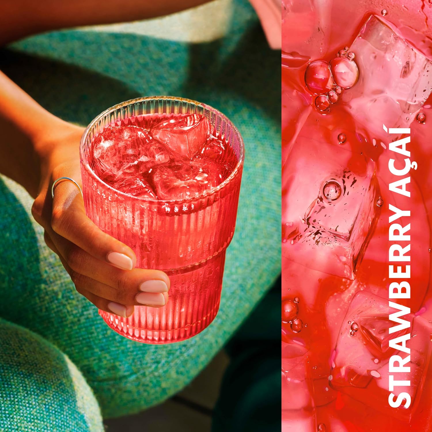 Starbucks Refreshers Concentrate Strawberry Acai, Refreshing Drink, Cold Drinks 32 fl oz (Pack of 2) image 2