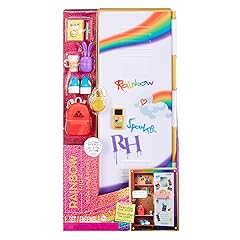 Rainbow High Design & Style Locker Playset with Shelves, Hangers, Accessories and Stickers, Toy Gift for Kids Ages 4-12+