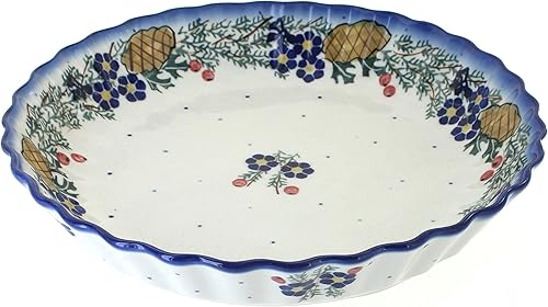 Miniatura 2 de Plato de pastel de pensamientos de cerámica con esmalte de rosa azul