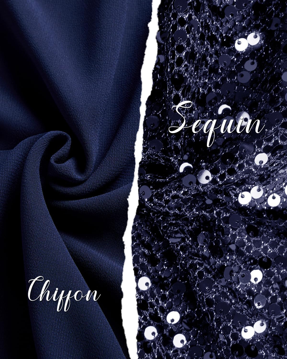 Pinup Fashion Women Plus Size Formal Dresses - Sequin Evening Gowns Wedding Guest Prom Long Dress - Image 5