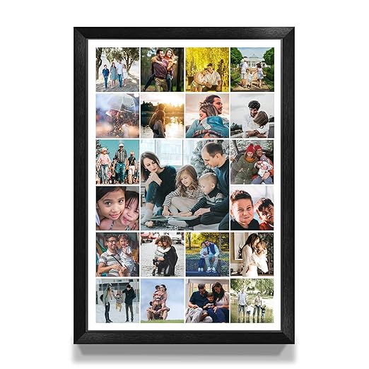 WhatsYourPrint® Personalised Photo Collage Frames For Home Decor (Size