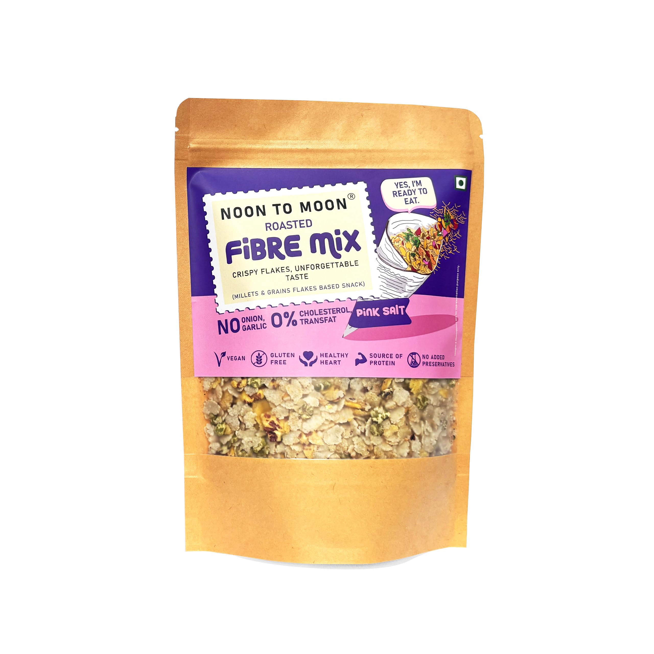See full amazon price history chart for Noon to Moon Healthy Roasted Fibre Mix | Namkeen/Diet Snacks/Healthy Snacks | Ideal Anytime Munchies | Low in Calories | Loaded with Dietary Fibre, with No Added Preservative | Pack of 1 (200g) Noon to Moon Healthy Roasted Fibre Mix | Namkeen/Diet Snacks/Healthy Snacks | Ideal Anytime Munchies | Low in Calories | Loaded with Dietary Fibre, with No Added Preservative | Pack of 1 (200g) (B09ZYCK33M) Amazon Price History, Amazon Price Tracker