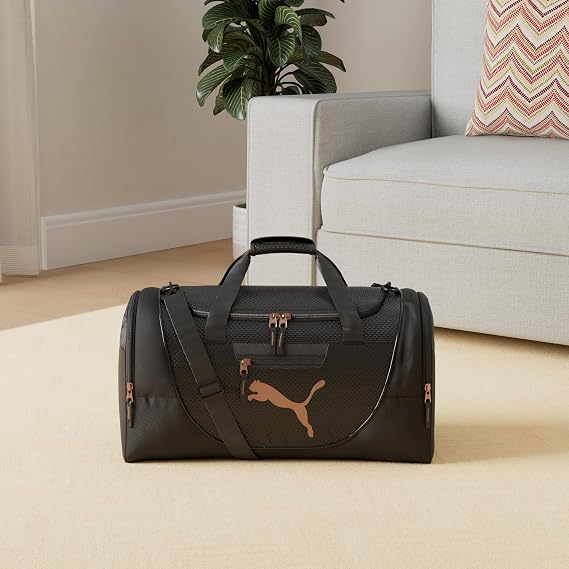 PUMA womens Candidate Duffel Bag with Removable Strap & Shoe Pocket