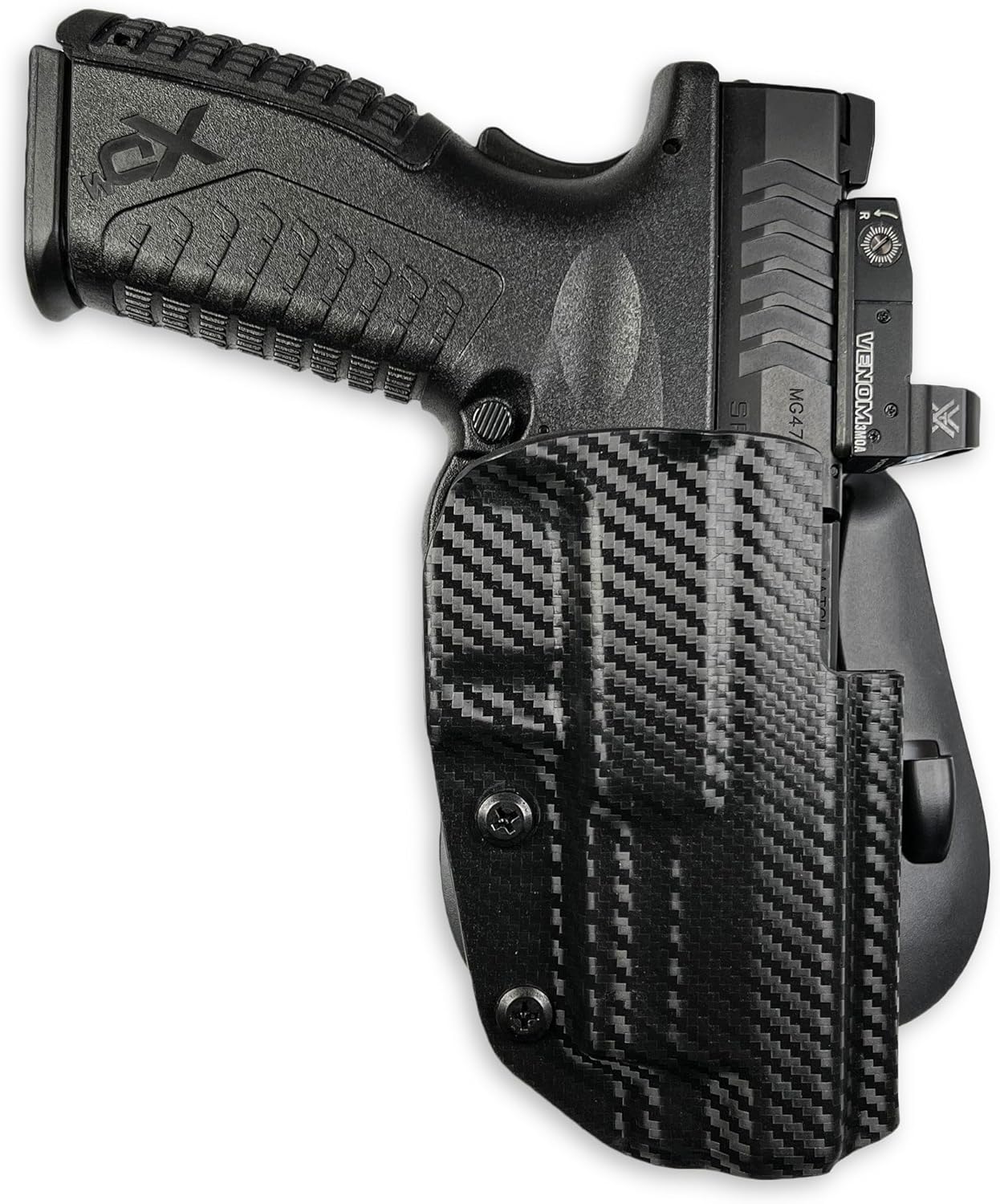 OWB Paddle Holster - Outside The Waistband fits Springfield XD-M Elite 4.5''