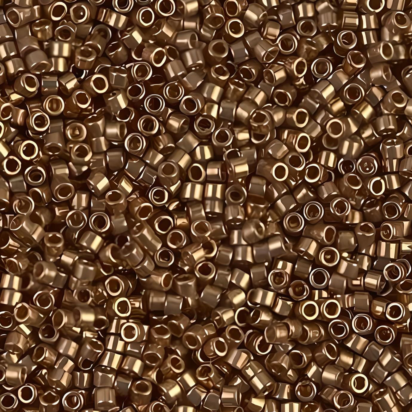 Miyuki Delica Seed Beads Bundle: Size 11/0, Metallics Collection DB021, DB022L, DB040-3 Tubes of 7.2 Grams ea - Image 3
