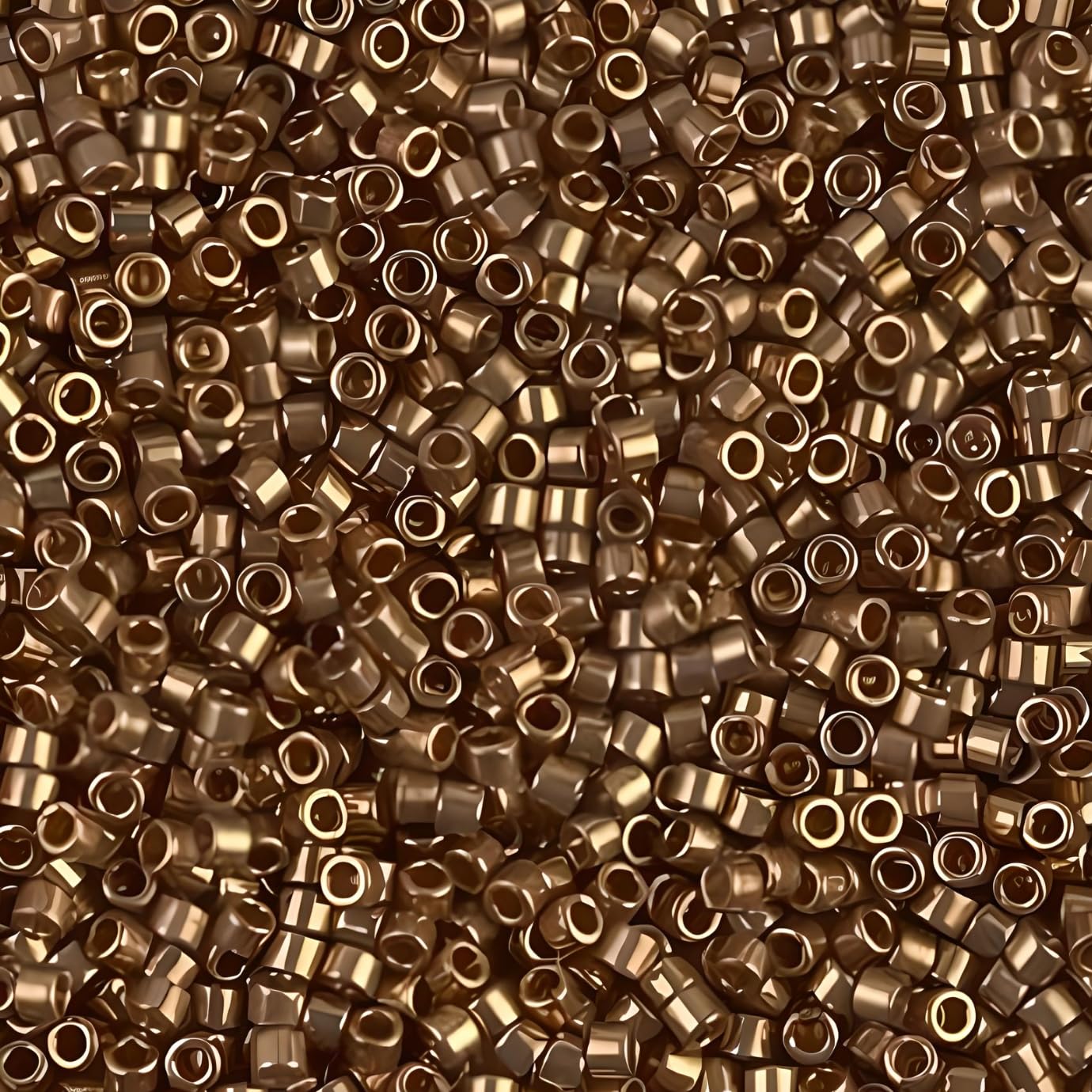 Miyuki Delica Seed Beads Bundle: misura 11/0, Metallics Collection DB021, DB022L, DB040-3 tubi da 7,2 grammi