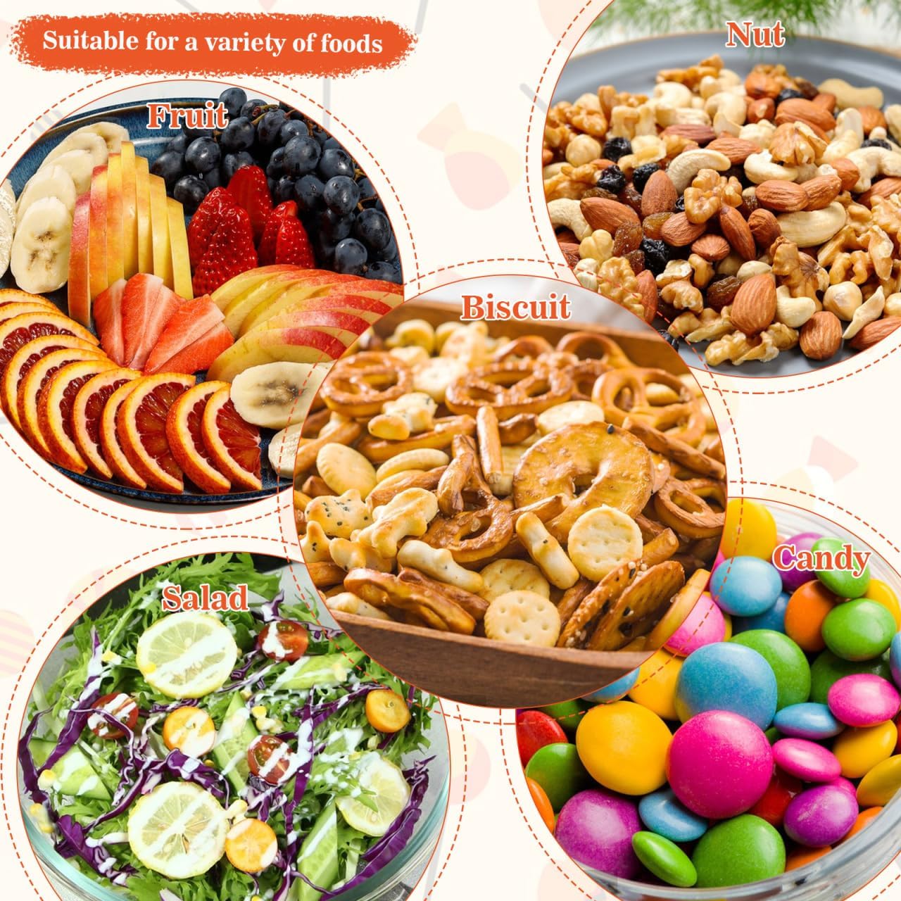 UPKOCH Halloween Pumpkin Candy Bowl, Large Orange Snack Dish, Multi-Function Fruit Plate, Salad Bowl, Storage Box, 11.59x11.59x4.72in, Family Party Decor, Kids