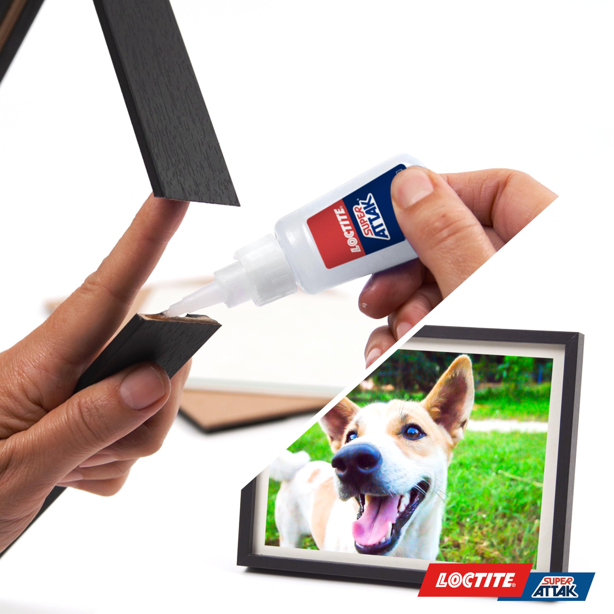 Loctite Super Attak XXL 20g, Colla liquida trasparente per applicazioni precise, Colla attaccatutto forte e resistente, Adesivo per legno, plastica, gomma, metallo, 1x20g