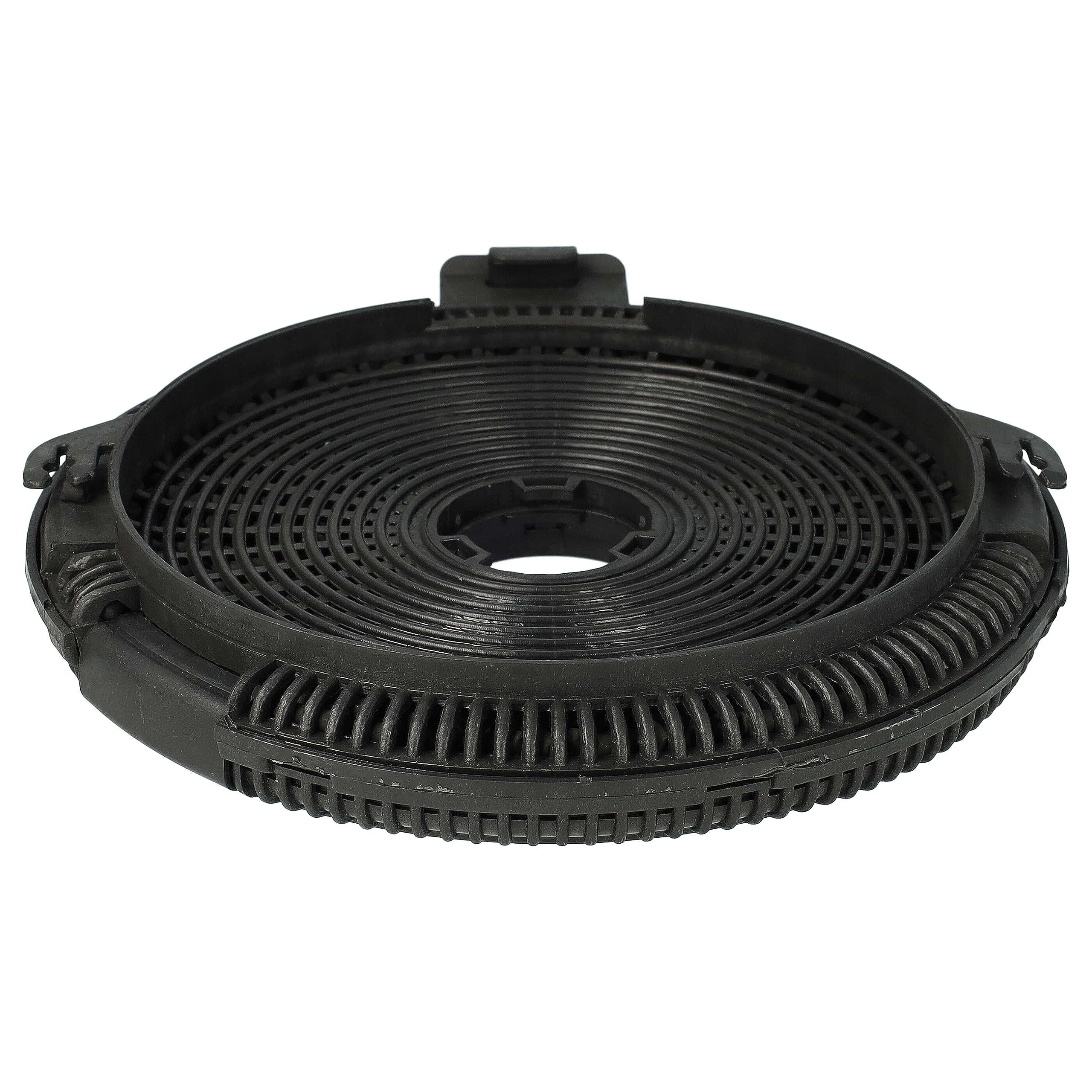 vhbw 2x filtro de carbón activado compatible con Teka D4C, CC 40, CL 90, CL 90 Studio Line, DB 1 60, DB 1 70, DB 1 90, DB 60 campanas cocina - 20 cm