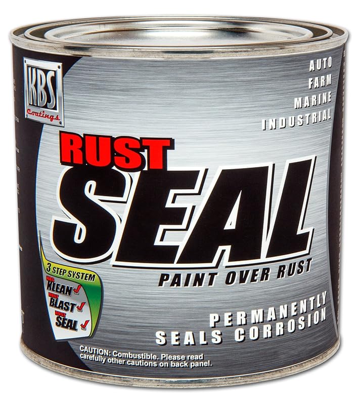 Revestimento Anticorrosivo KBS Coatings RustSeal 4202 Preto Acetinado 240 mL