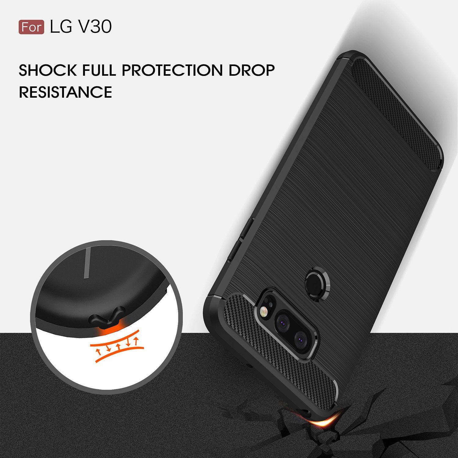 Amazon | 【COKOVI】LG V30 ケース LG V30+ ケース L-01K LG isai V30