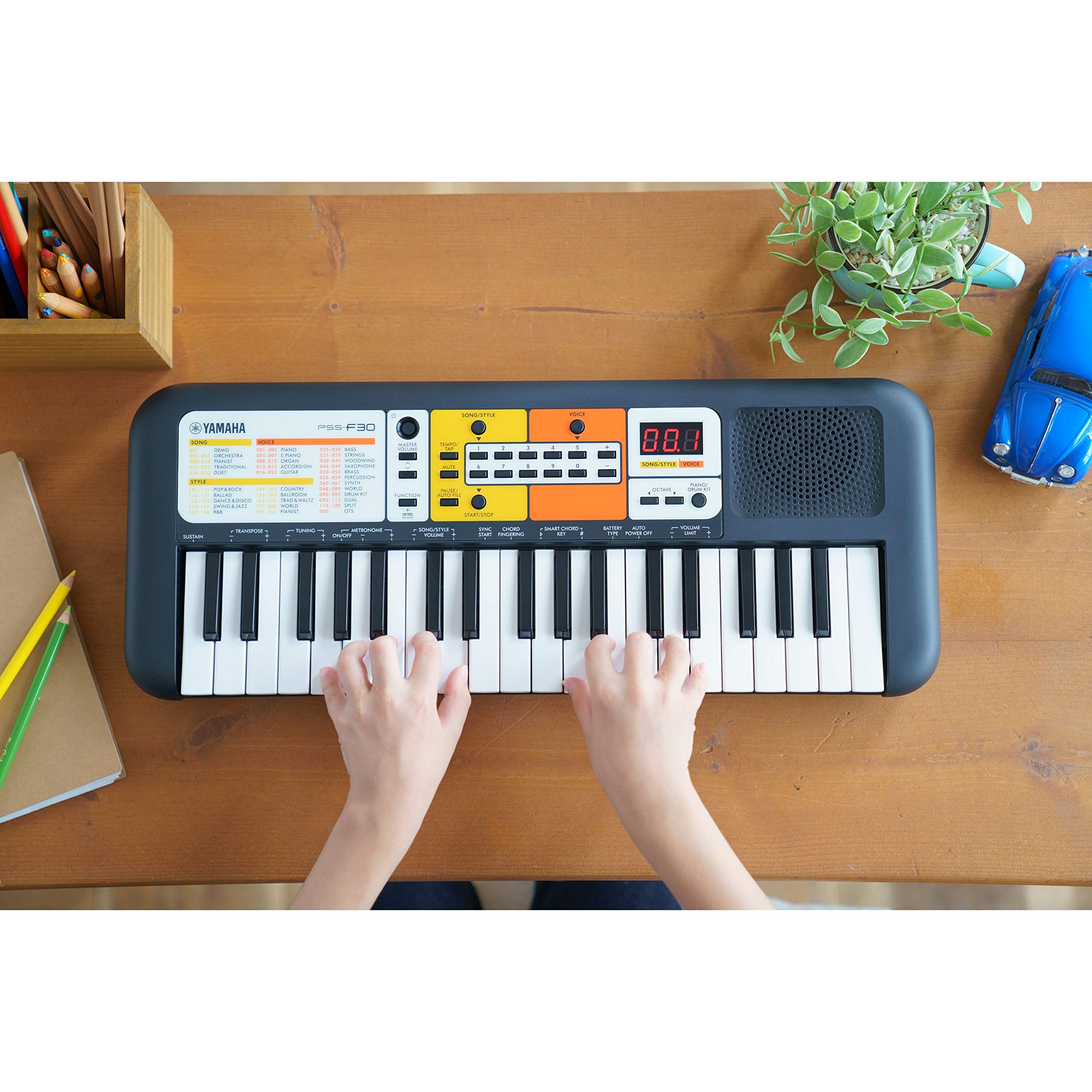 Yamaha Mini Keyboard, Czarny, 37 klawiszy : Amazon.pl