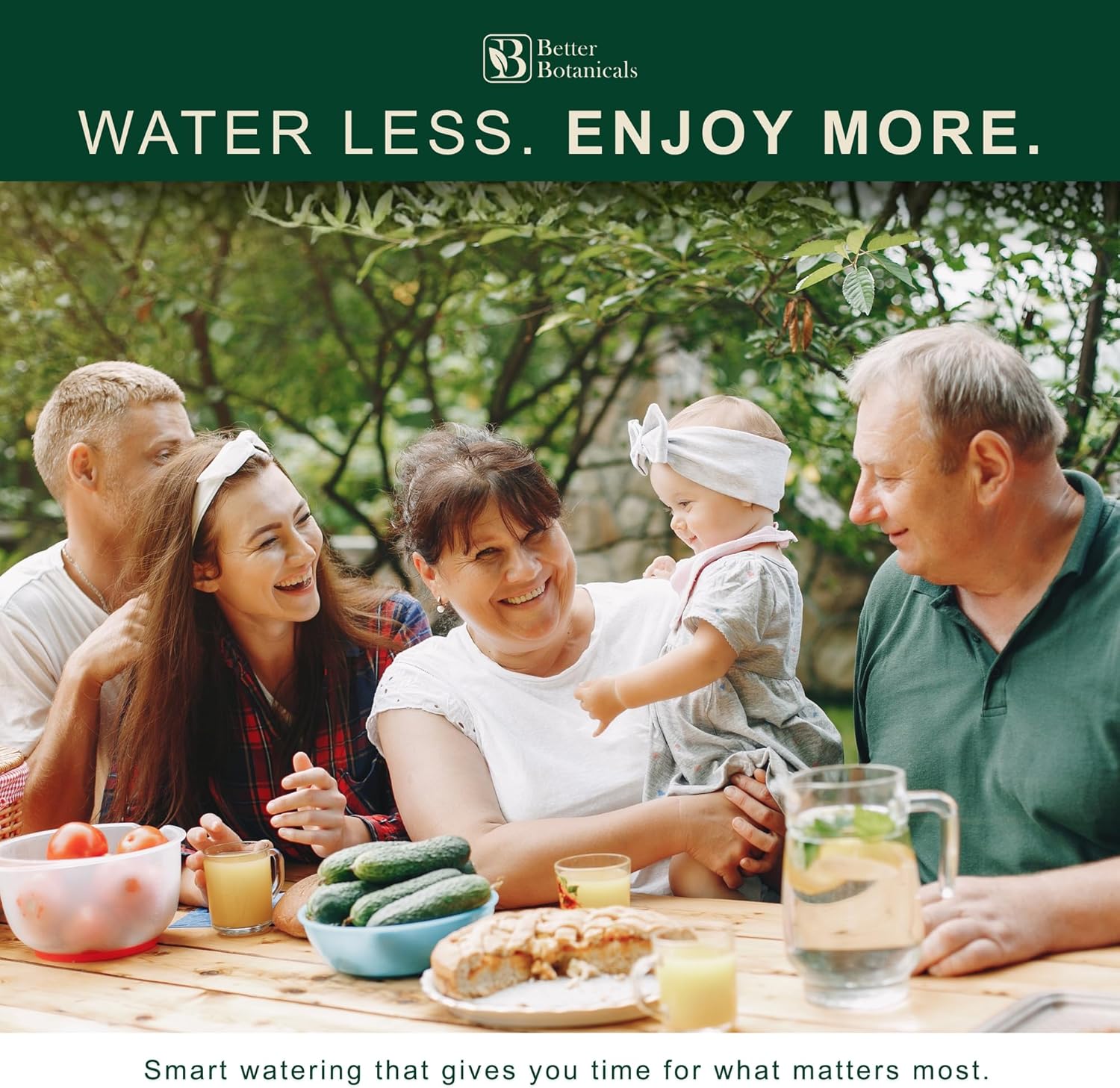 100 FT Flat Soaker Hose (2 × 50 FT) – Connectable Drip Irrigation Soaker Hose for Garden Beds, Trees & Landscaping – Includes Stakes & Storage Straps