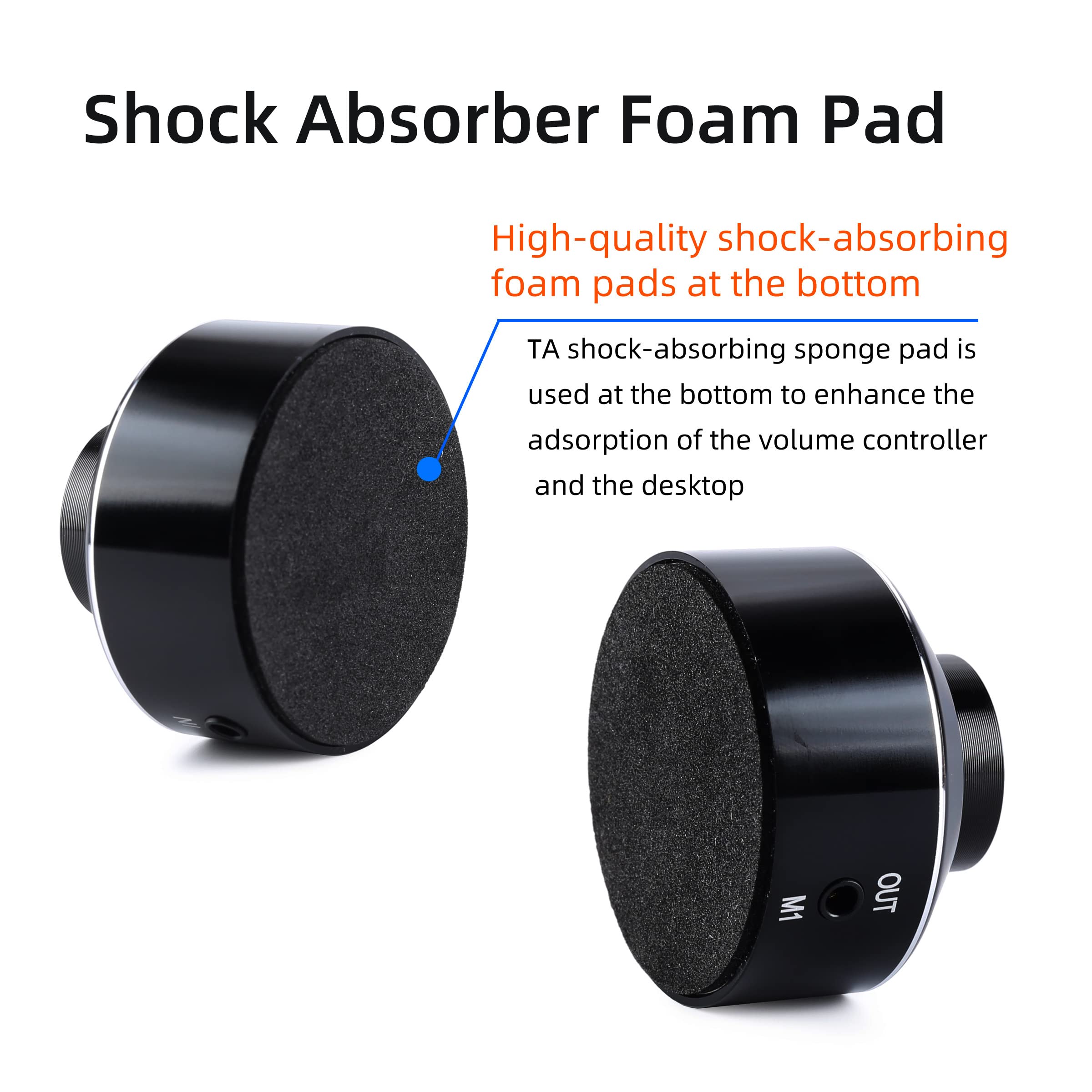Mini Controllo del Volume, Amplificatore HiFi da 3,5 mm, Mini Volume Control Knob, Regolatore Audio per PC Cellulare Altoparlante