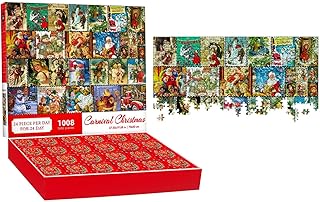 Christmas Advent Calendar 2023, Jigsaw Advent Calendar 2023, Christmas Advent Calendar Jigsaw Puzzle 1008Pcs, Surprise Christmas Countdown Calendars, Christmas Gifts For Women Men Kids