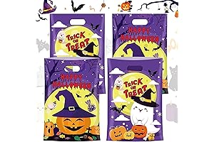 Halloween Treat Bags with Handles, 40 Pcs Candy Bags for Halloween Party Decoration