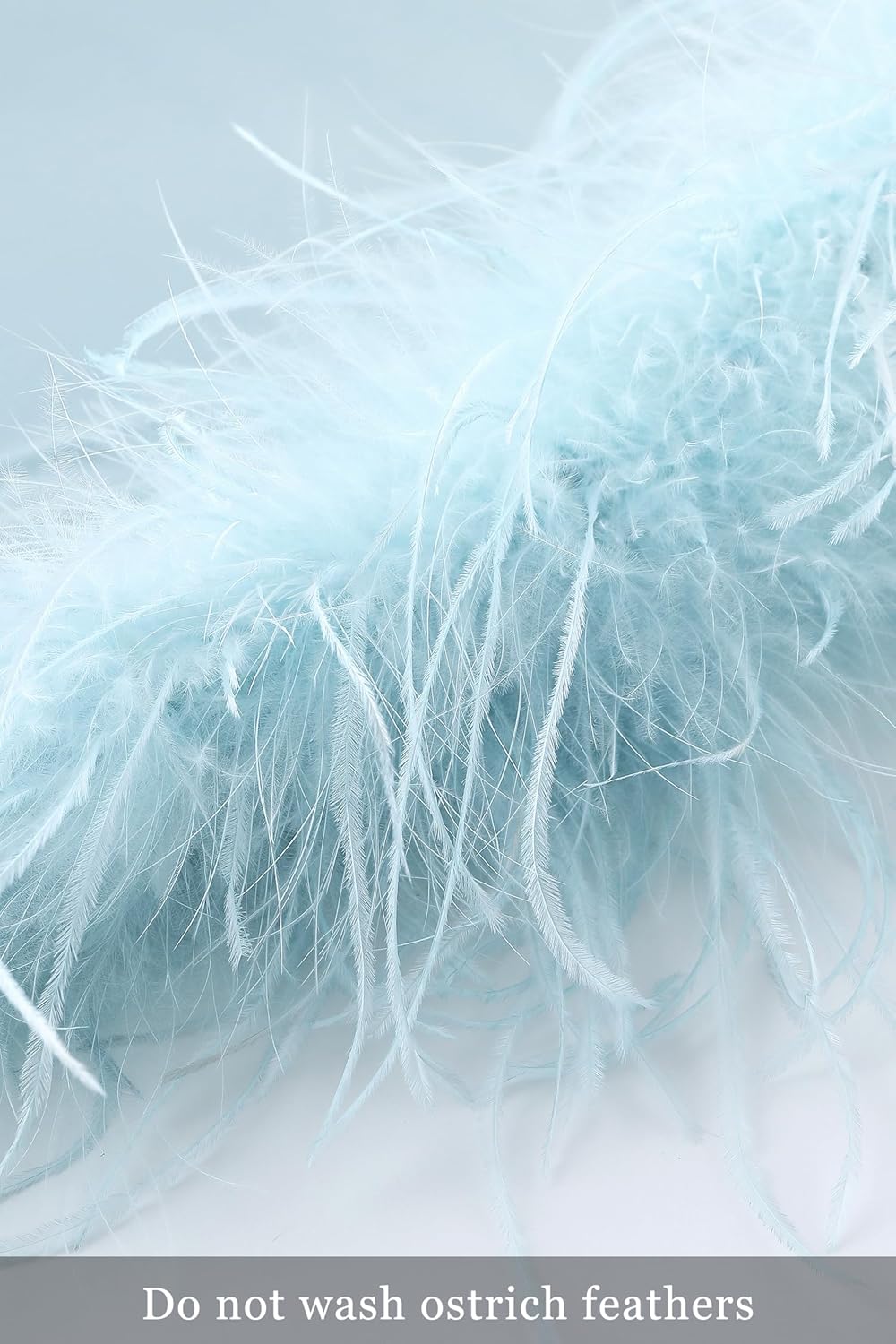 PRODESIGN Satin Kimono Robe Long Silky Bathrobe with Ostrich Feather Trim Sleepwear Wedding Bridesmaid Dressing Gown - Image 5