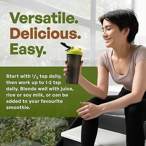 Miniatura 5 de Go Nutra - Polvo de Chlorella, polvo de verduras puras con vitaminas, minerales y antioxidantes, polvo de superalimentos totalmente naturales, polvo