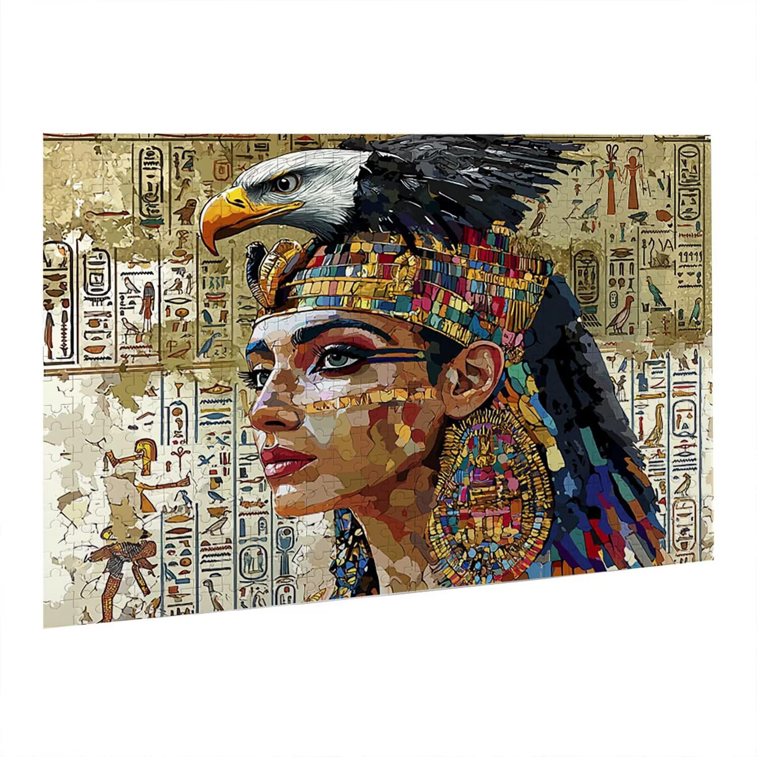 Jigsaw Puzzle, 6000 Pezzi Puzzle Classici, Regina D'Egitto Puzzle Rilassamento Intelligence, Mpossibile Difficile Puzzle Impegnativo per Adulti Puzzle Gioco Familiare, Regalo Amore L'Aquila fr0-1016