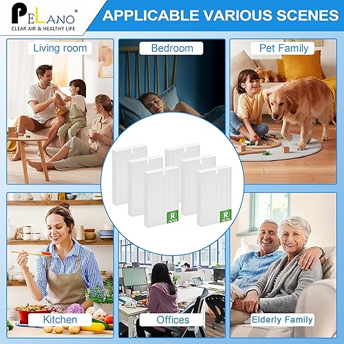 Miniatura 6 de Filtros HEPA de repuesto HPA300 R para purificador de aire Honeywell HA300, HPA300, HPA300VP, HPA304, HPA3300, HPA5300 y HPA8350, True Filter HRF-R3