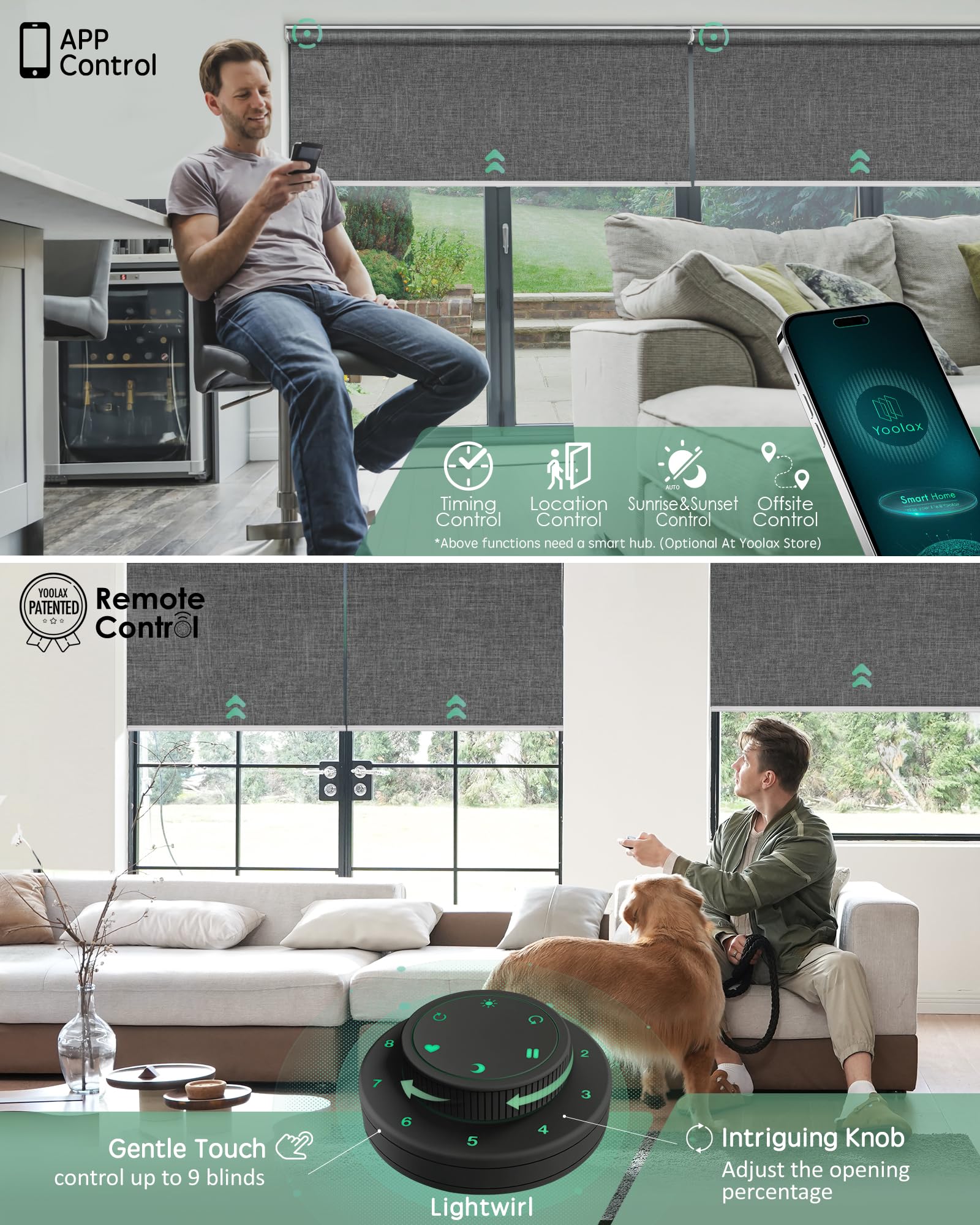 Amazon.co.jp: Yoolax 電動 ロールスクリーン : ホーム＆キッチン