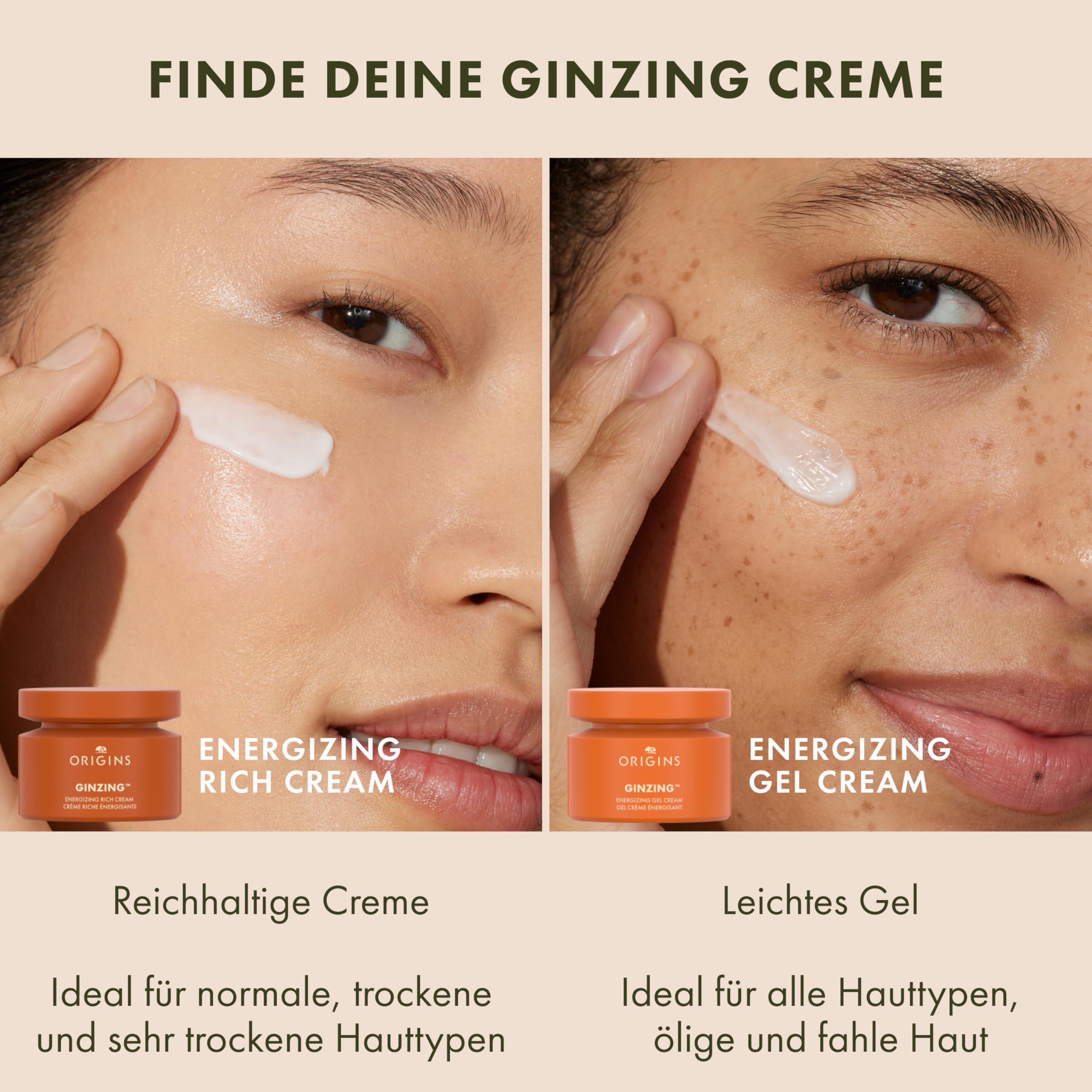 Origins GinZing Energizing Gel Cream | Feuchtigkeitspflege für Strahlkraft und Glow | Mit Vitamin C, Niacinamid, Ginseng und Koffein
