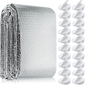 Barrière radiante réfléchissant feuille enveloppe isolante