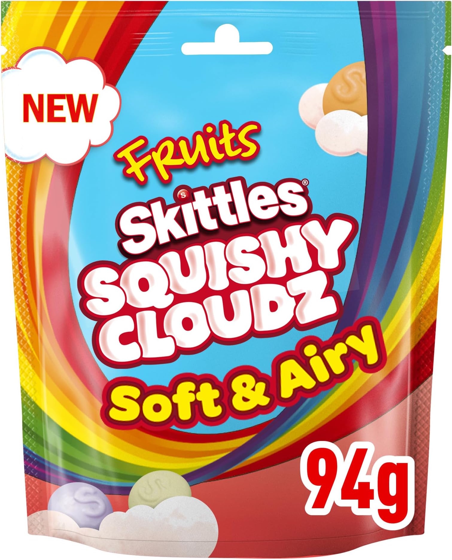 Skittles Squishy Cloudz Fruit Sweets Bag 94g