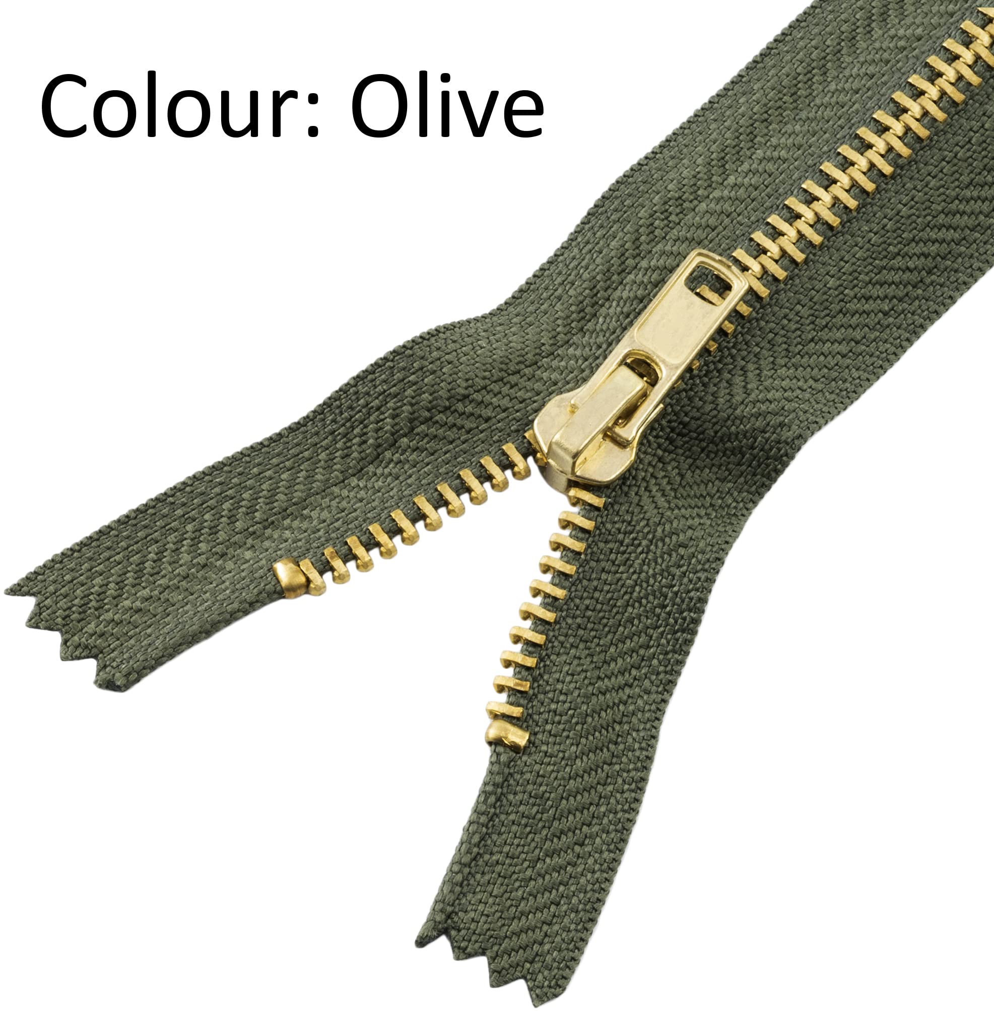 Set 2 Cerniere Non Separabili 10 Cm In Metallo Blu Scuro - Per Borse E Abbigliamento - Foto 6