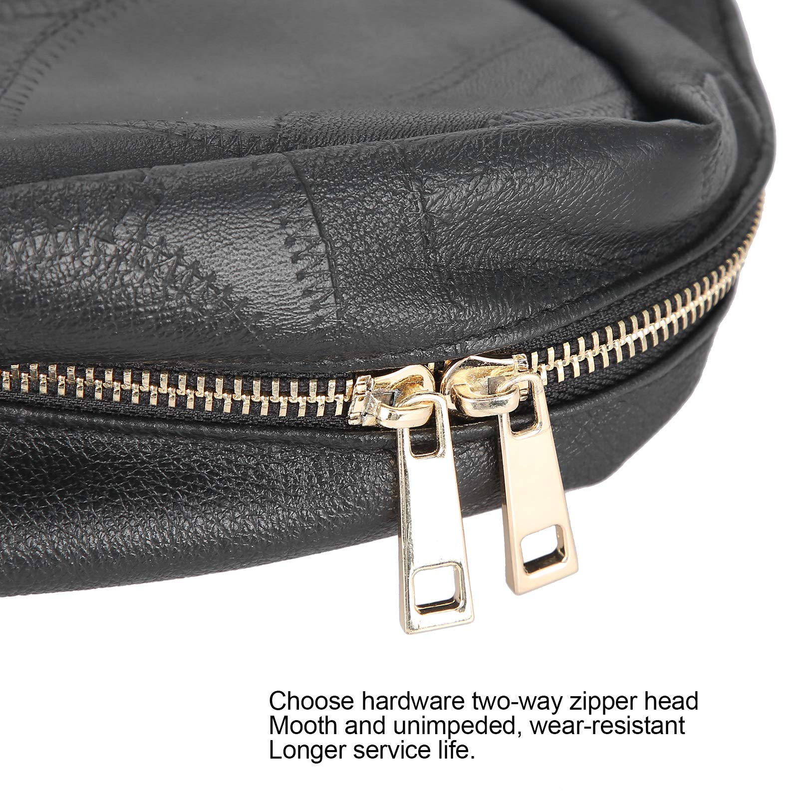Make-up-Tasche, Aufbewahrungstasche Für Friseurwerkzeuge, Reise-Kosmetiktaschen-Organizer, Tragbare Multifunktions-Aufbewahrungstasche aus Kunstleder Für Haartrockner, Kamm