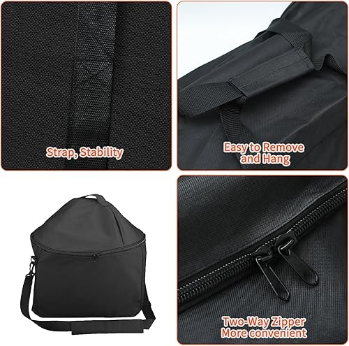 Miniatura 4 de Bolsa de transporte para parrilla Weber Smokey Joe de 14 pulgadas, parrilla de carbón portátil Smokey Joe Premium de 14 pulgadas, resistente a la