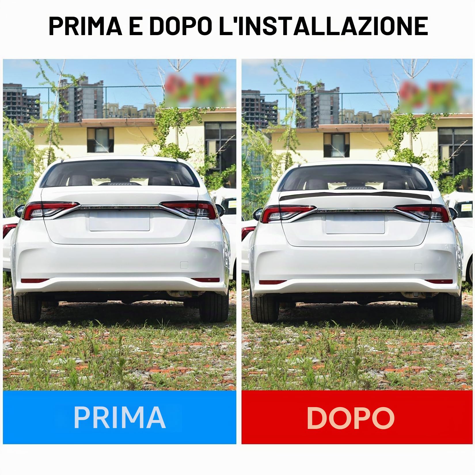 PSLER Spoiler Per Auto per Maxton Mk1 Mk2 Mk3 Mk4 Mk5 Mk6 Mk7 2000-2021 Spoiler Posteriore per Tetto Auto Universale Ala Spoiler per Tetto Lunotto Posteriore Deflettore