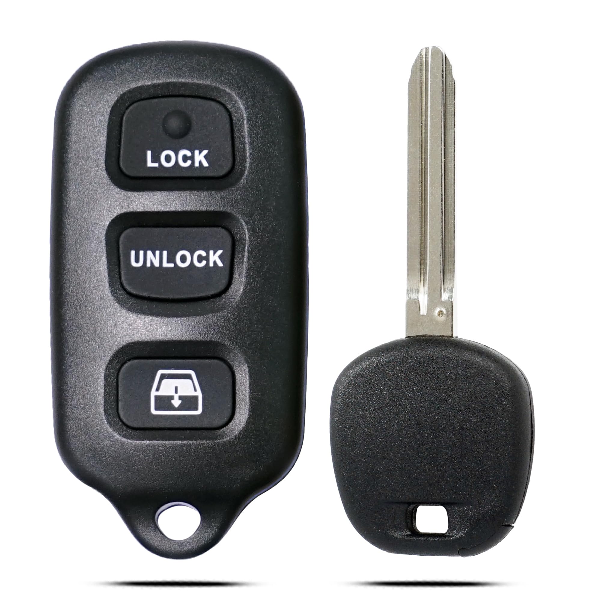 MechanMagic Key Fob Replacement Fits for Toyota 2003-2007 Sequoia/2003-2009 4Runner FCC ID: HYQ12BBX, HYQ12BAN Remote with Uncut Transponder Ignition