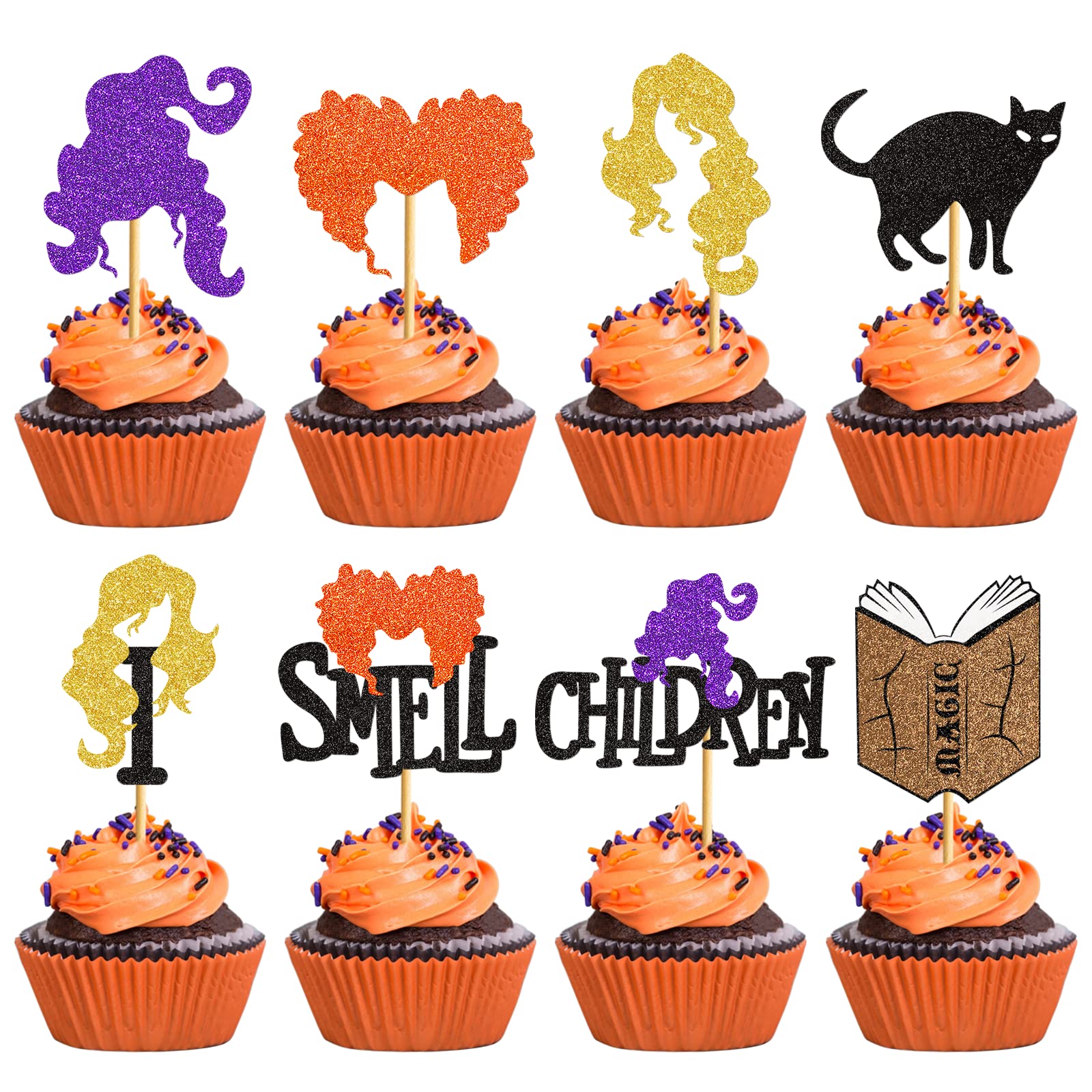 Buy 24Pcs I Smell Children Cupcake Toppers Hocus Pocus Baby Shower