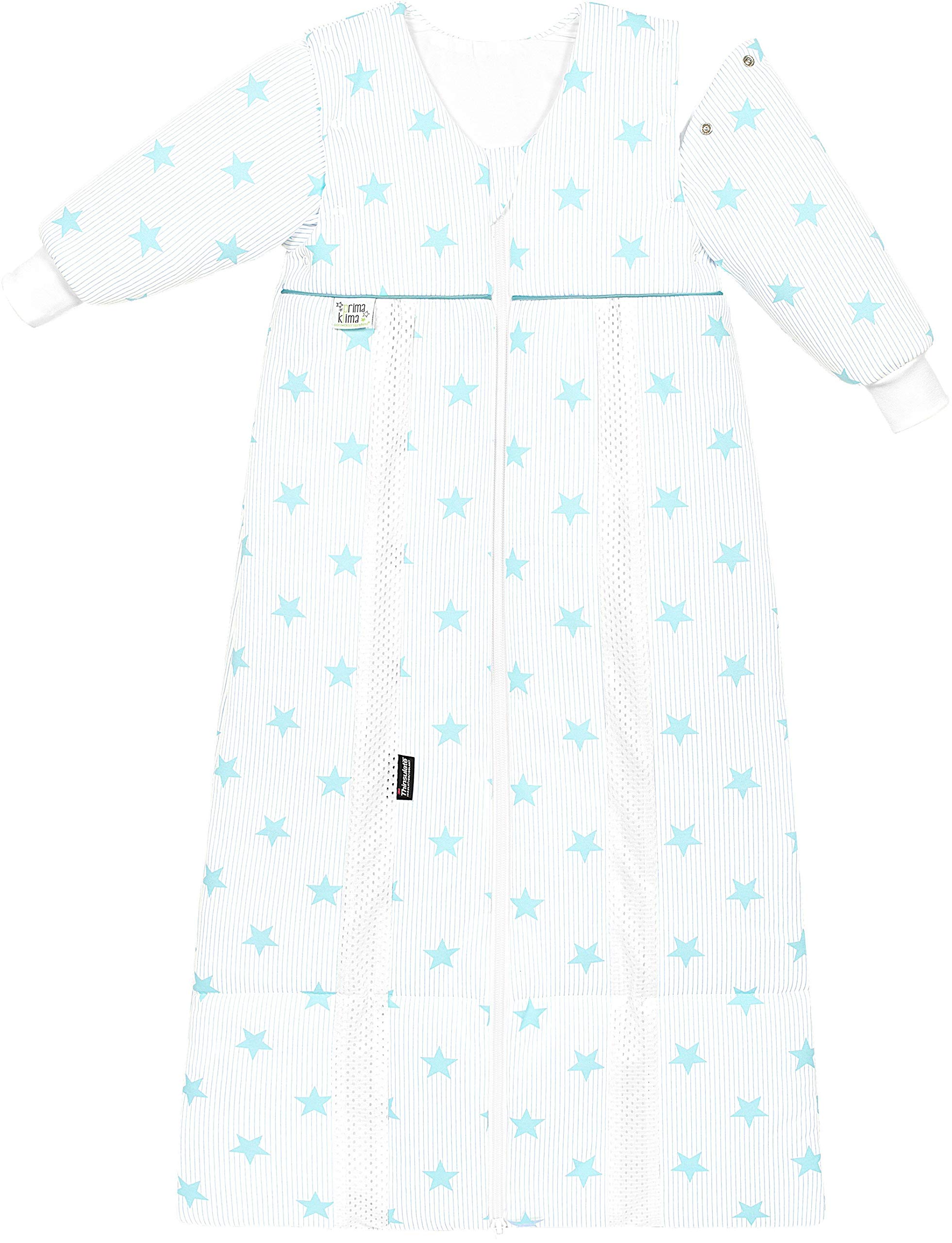 Odenwälder Schlafsack Prima Klima Thinsulate mit Arm stars soft mint 70-90 cm Baby