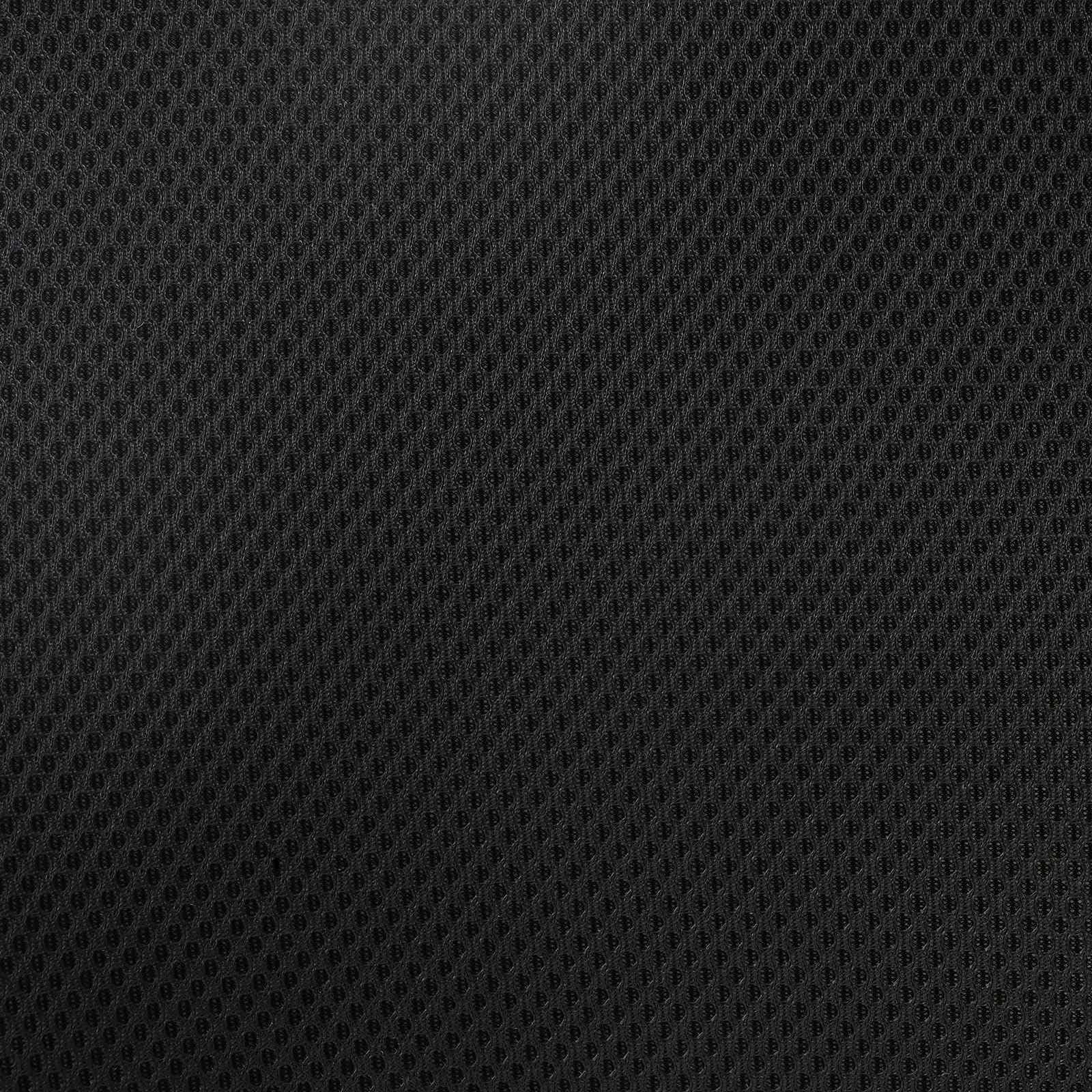 Cojín de respaldo negro de espuma viscoelástica, 40 x 40 x 11 cm, material de malla transpirable con funda extraíble para silla, sofá, cama, apoyo lumbar