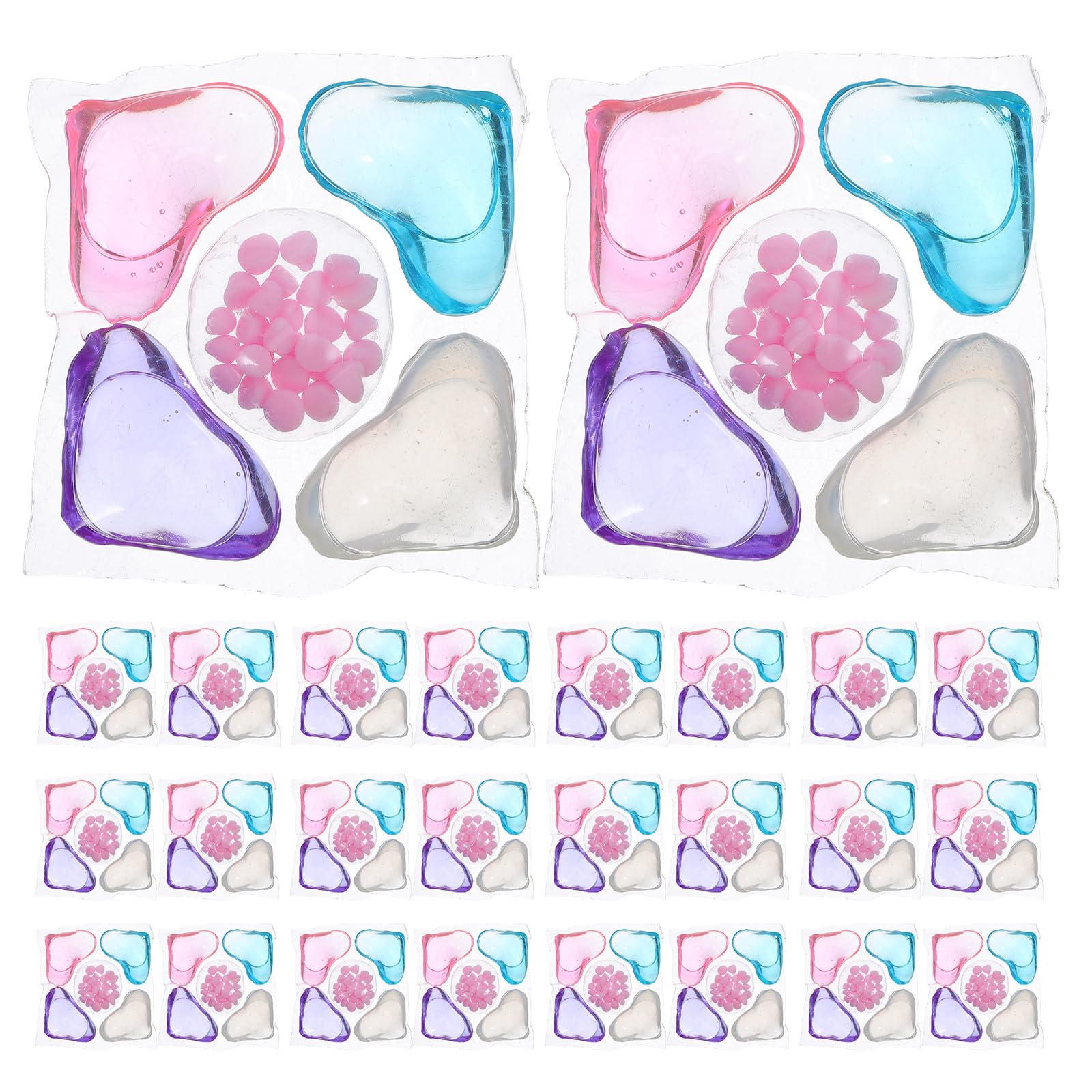 Healvian 100 capsule per bucato 5 in 1 | Capsule per detersivo concentrato per bucato con ammorbidente | Profumo fresco | Perle per la pulizia profonda dei vestiti, per il lavaggio
