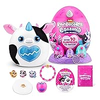 Rainbocorns ZURU Eggzania Mini Mania di ZURU Scatola da Scoprire con Peluche di Un Animale