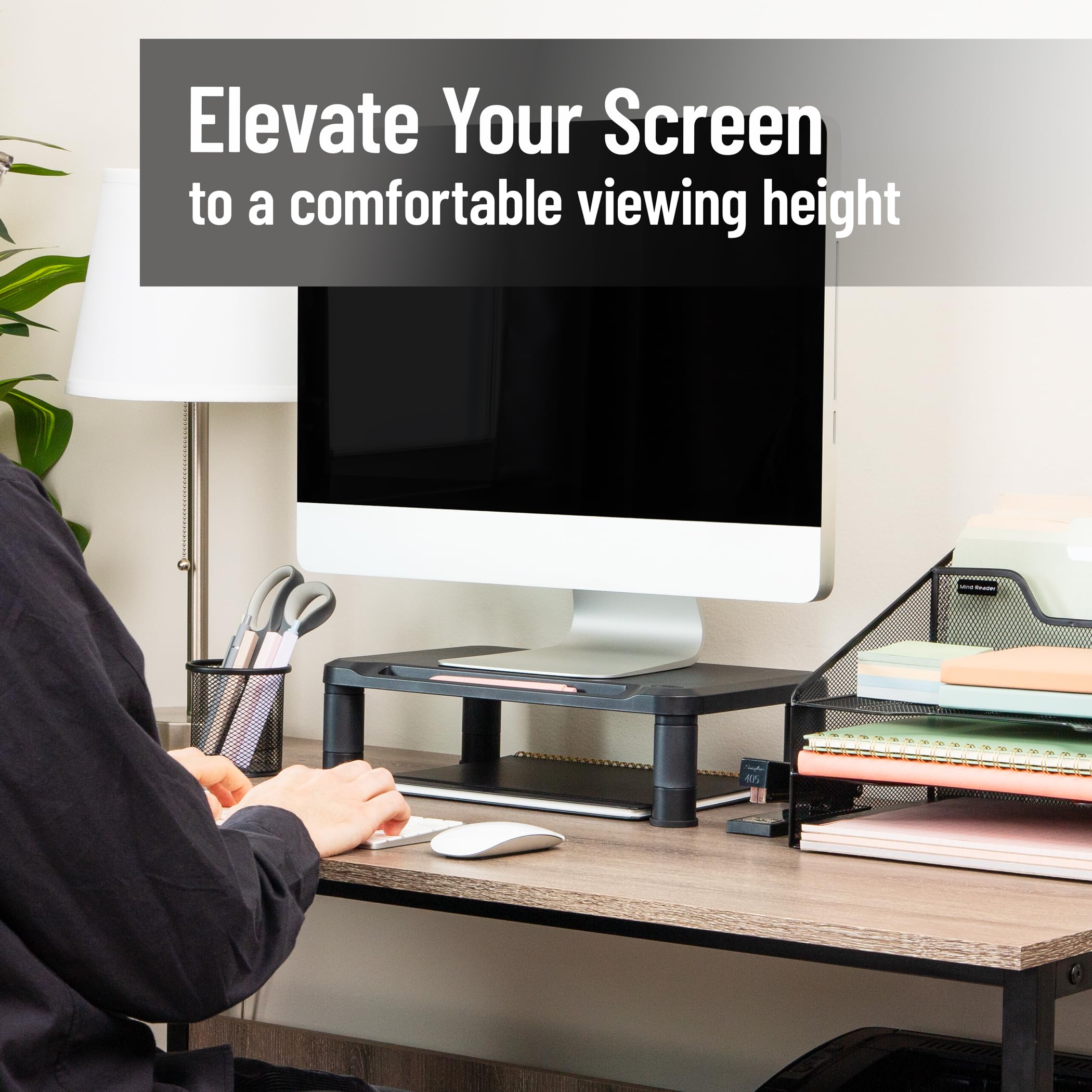 Snapklik.com : Monitor Stand, Height Adjustable, Laptop, Computer ...