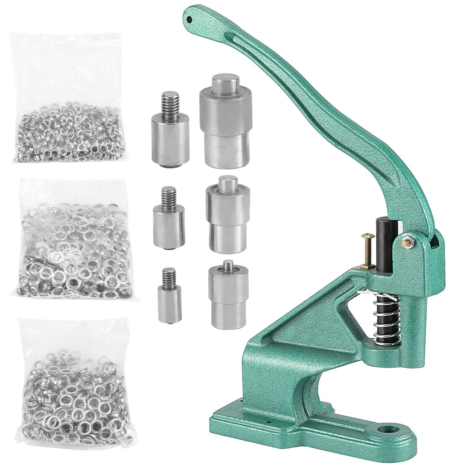 Buy ZOENHOU Hand Press Heavy Duty Grommet Punch Machine with 1500