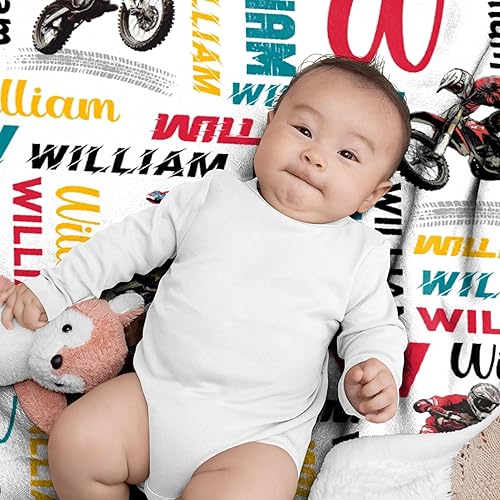 Vista 62 de Manta personalizada con nombre – Manta personalizada para niñas, niños, bebés, recién nacidos, niños pequeños, regalo de cumpleaños, tamaño infantil