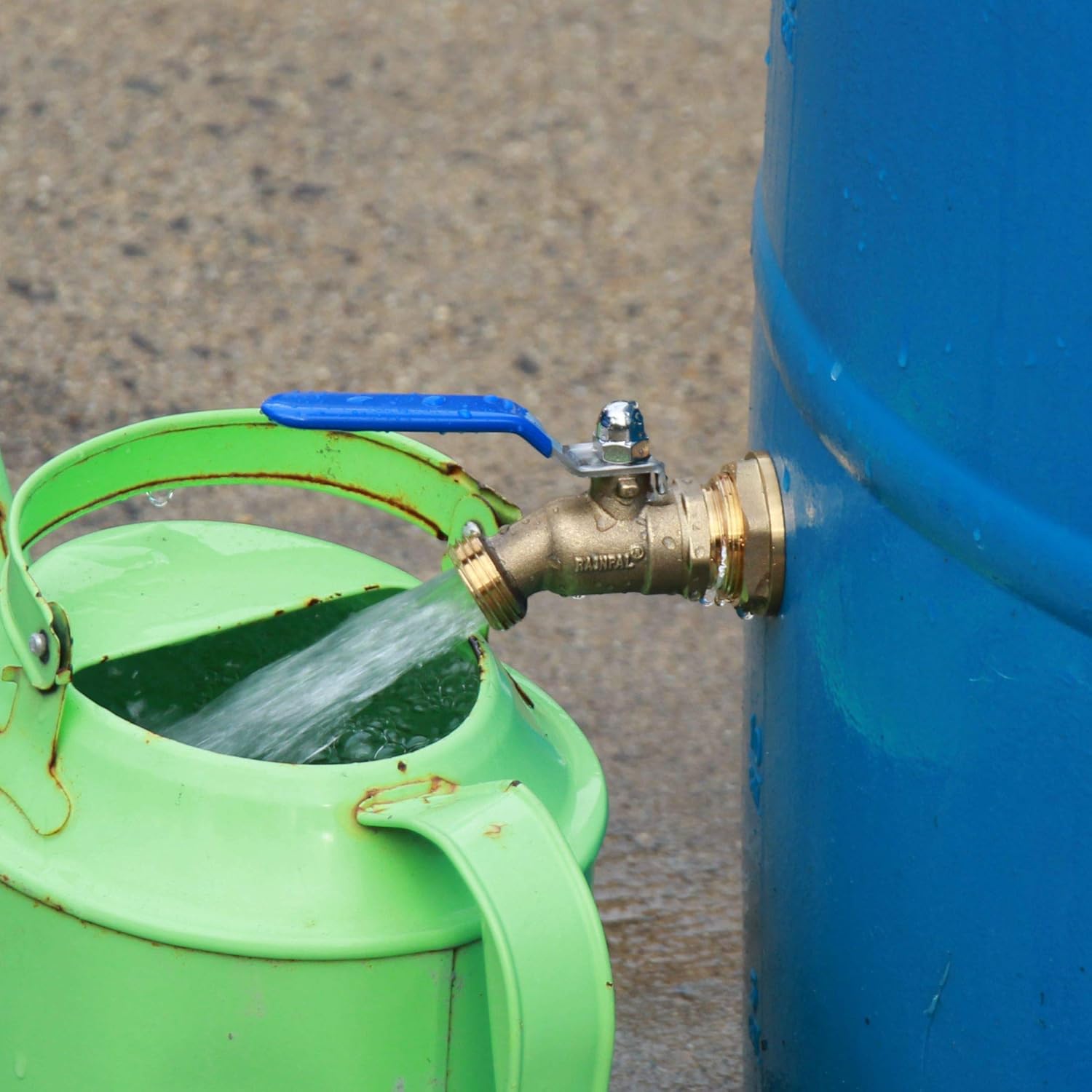 Bеѕt Dеаl RAINPAL RBS024 Brass Rain Barrel Spigot (LF Compliant 3/4 Quarter Turn Ball Valve w/ Bulkhead Fitting and Thread Tape, 7 GPM)