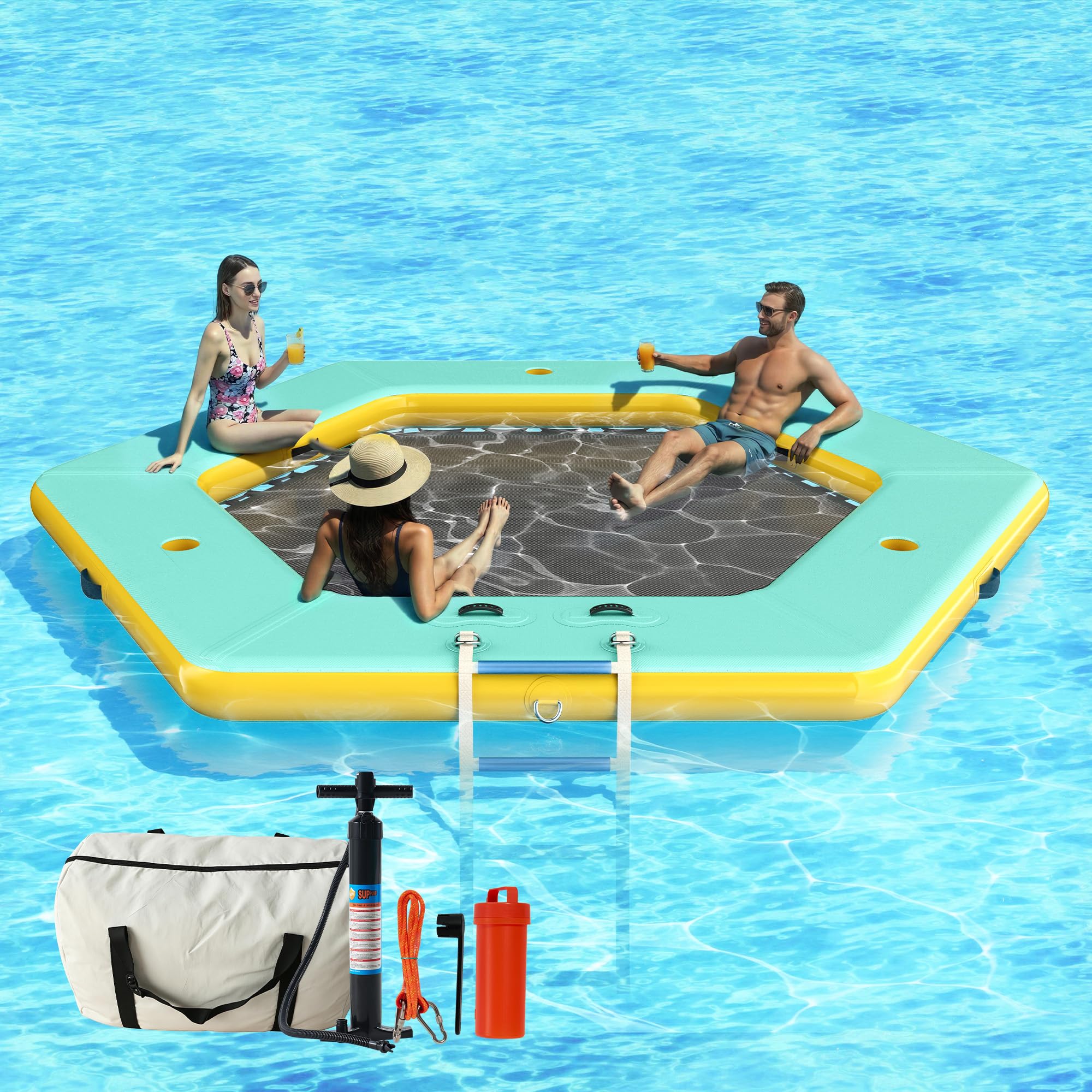 SPECRAFT Hexagon Inflatable Water Hammock