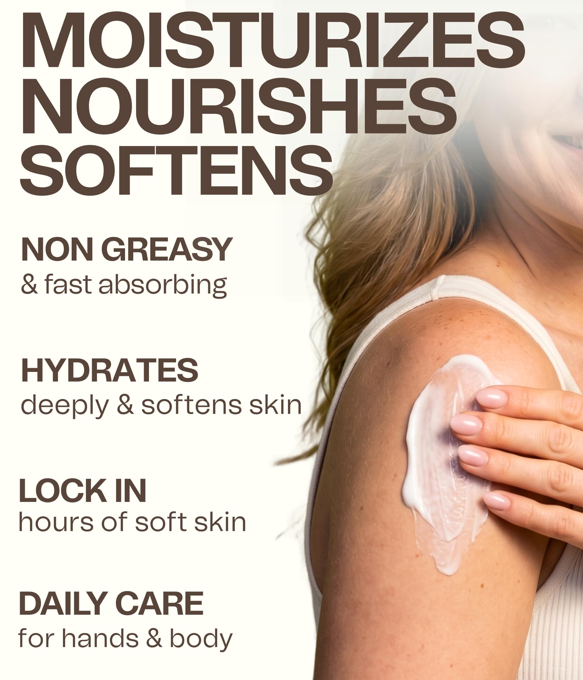 Ingreendients Hand & Body Lotion, 9.6 Fl Oz, Organic Cocoa & Shea Butter