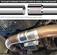 Vista 4 de Abrazadera de acero inoxidable para la banda de escape con 1 bloque