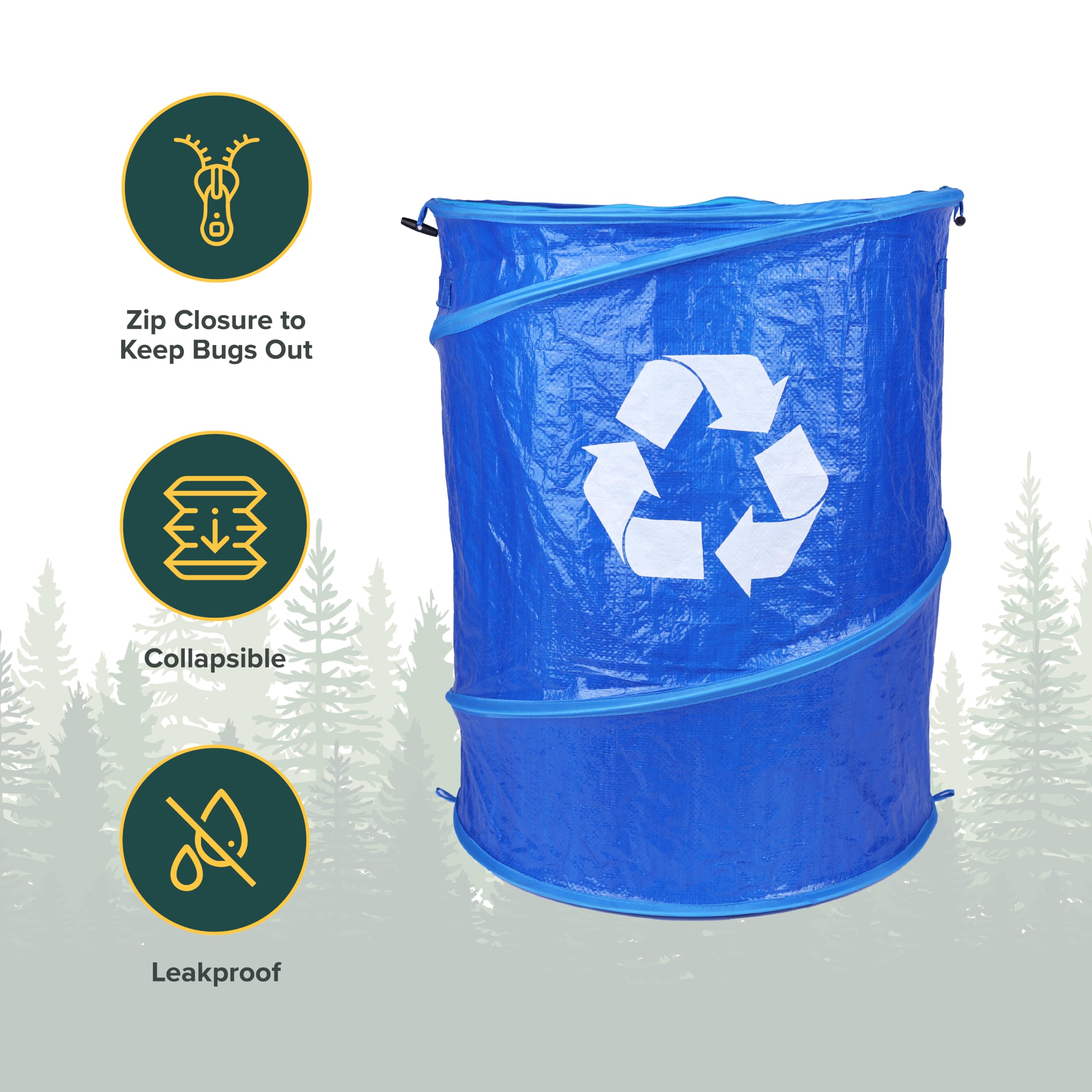 Coghlan's Pop-Up Trash Can - Camping & Travel Bin -2