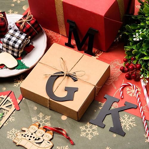 Miniatura 4 de 104 letras para medias de Navidad, letras acrílicas personalizadas del alfabeto de la A a la Z, letras acrílicas del alfabeto, recortes para