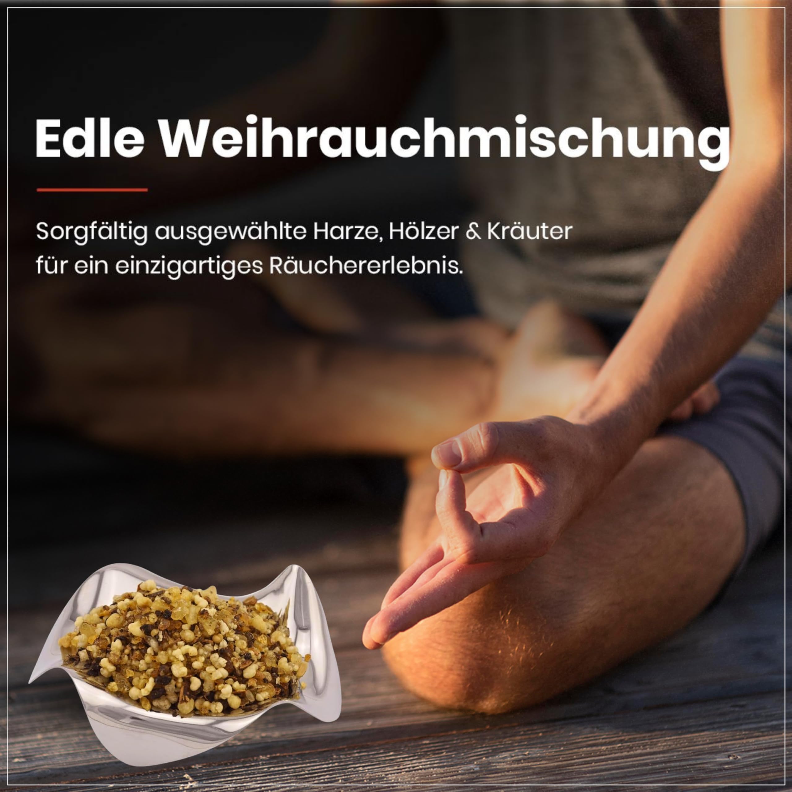 Kirchenweihrauch Caspar – Edle Weihrauchmischung mit Benzoe Siam für sanfte, aromatische Räucherungen (1000 Gramm)