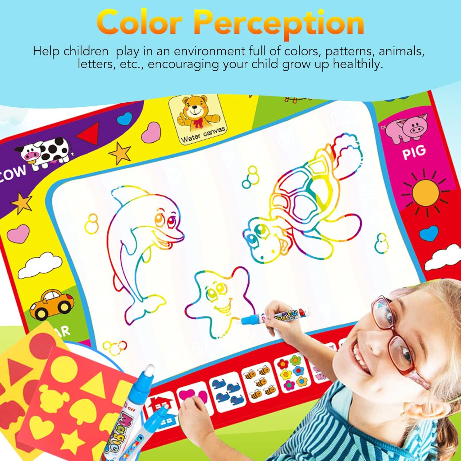 経典 水画マット製図板おもちゃ教育絵画ライティングぬりえ落書きマットギフト Gts Com Pe