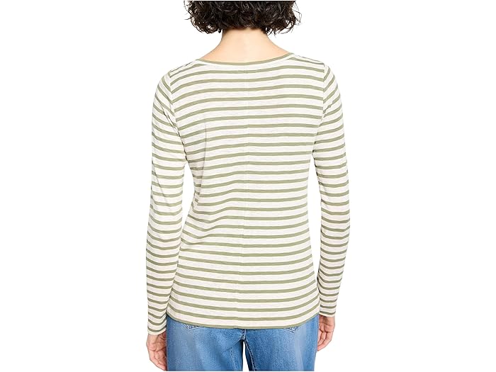 Long Sleeve Stripe Boat Tee - Image 2